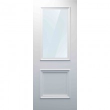 Balmoral 1 Lite Clear Glazed Raised Mould Primed Door
