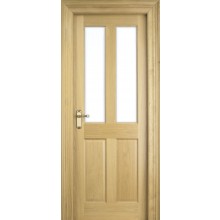 Oxford Glazed White Oak Door