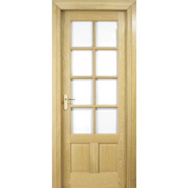 Parklane Internal White Oak Clear Glazed Unfinished Door 