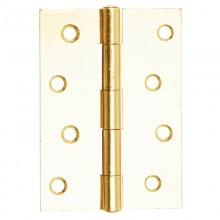 Butt Hinges 100mm Electro Brass