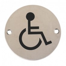 Disabled Symbol Sign 76mm SSS