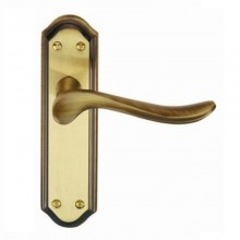 Lytham Latch Florentine Brass Door Handles