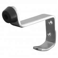 Hat & Coat Hook with Rubber Buffer Satin Stainless Steel