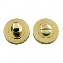 Bathroom Turn & Release Polished Brass