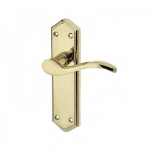 Paris Latch Polished Brass Door Handles