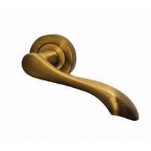 Jedo Gamma Antique Brass Door Handles