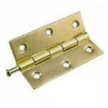 Loose Pin Butt Hinges 89mm Electro Brass