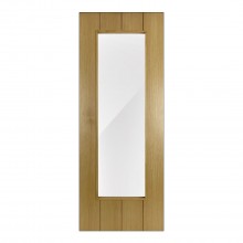 Nova Scotia Internal White Oak 1 Lite Clear Glazed Finished Door