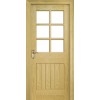 Mexicano Internal White Oak 6 Lite Clear Glazed Unfinished Door 