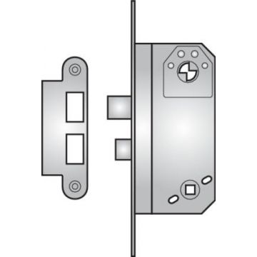 ASSA 765 Modular Sashlock Case 70mm Satin Chrome